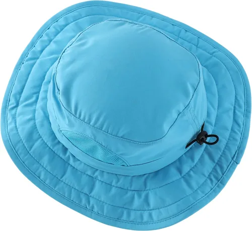 Miniatura 44 de Connectyle Sombrero de sol para niños y niñas, sombrero de pescador de ala ancha UPF 50+, sombrero de protección solar, sombrero transpirable