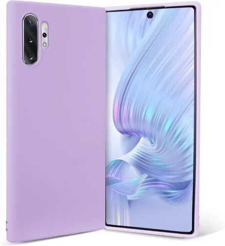 Miniatura 10 de Funda para Galaxy Note 10 Plus, silicona líquida, delgada, suave, TPU, protección de cuerpo completo, a prueba de golpes, para Galaxy Note 10 Plus