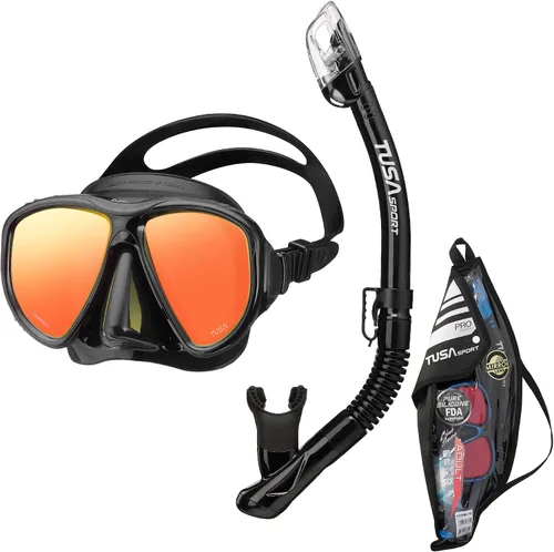 Miniatura 8 de TUSA Combo de máscara deportiva Powerview y snorkel seco para adultos