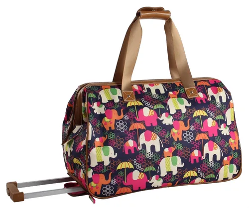 Miniatura 3 de Lily Bloom - Maleta con ruedas, patrón de diseñador y forma de bolso marinero, equipaje de mano