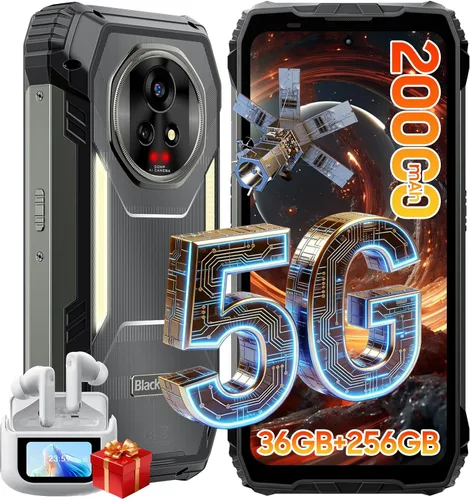 Miniatura 11 de Blackview XPLORE 2 Gemini AI 5G - Teléfono resistente con proyector, Dimensity 8300 Android 15 6.73" 3.2K AMOLED 20000mAh/120W 36GB+256GB T-Mobile