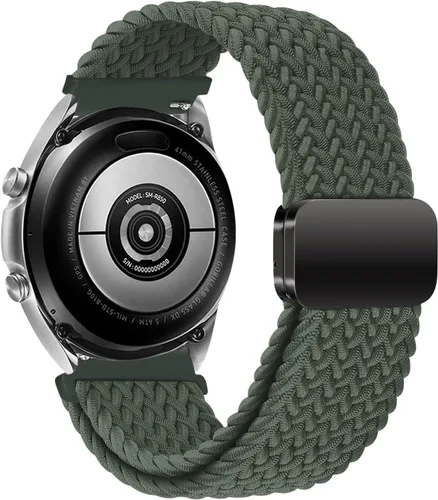 Miniatura 24 de Correa de nailon compatible con Samsung Galaxy Watch 7/6/5/4/FE 1.732 in 1.575 in/Galaxy Watch 5 Pro 1.772 in/Watch 4/6 Classic 1.850 in 1.811 in