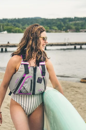 Miniatura 3 de Onyx Chaleco de remo dinámico MoveVent aprobado por la Guardia Costera y Transporte de Estados Unidos para adultos para kayak, piragüismo, surf