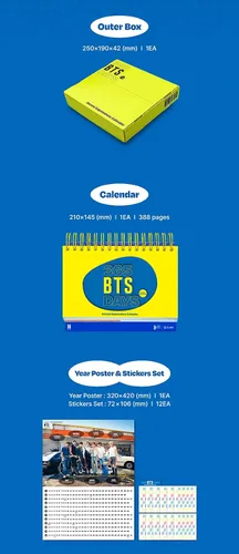 Miniatura 2 de BTS - Calendario de expresiones coreanas de 365 días BTS