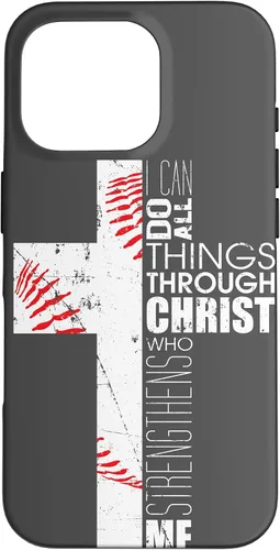 Miniatura 20 de Baseball Phone Case Christian Bible Verse Philippians 4:13 Case for iPhone 17
