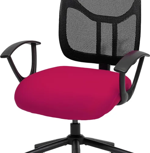 Miniatura 49 de Fundas elásticas para asiento de silla de oficina de escritorio - Funda universal de spandex para silla de computadora - Fundas removibles lavables