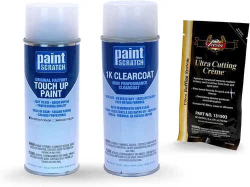 Miniatura 8 de PaintScratch Kit de reparación de arañazos de coche en aerosol de pintura de retoque - compatible/reemplazo para BMW Serie 3 Havanna Metallic