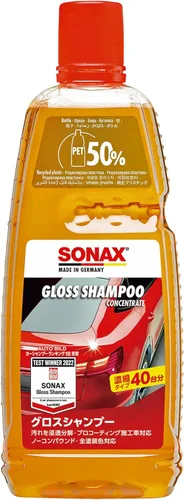 SONAX 314300 Champú Concentrado Brillo 1L - Amarillo