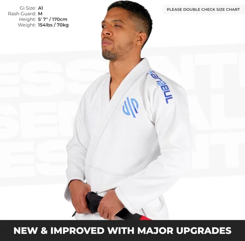 Miniatura 2 de Sanabul Essentials V.2 Ultra Light BJJ Jiu Jitsu Gi (ver guía especial de tallas)