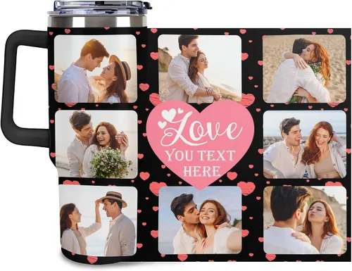 Miniatura 27 de Taza Personalizada de Viaje con Aislamiento al Vacío Personalizable con Tus Fotos y Texto Taza de Café Regalo de Navidad Cumpleaños