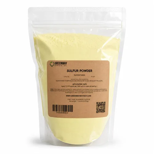 Miniatura 4 de Greenway Biotech, Inc. Fertilizante orgánico en polvo de azufre para plantas, necesario para reducir el pH y mejorar las deficiencias de azufre