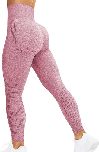 Miniatura 98 de HIGORUN - Leggings sin costuras para mujer, moldeadores, con diseño gráfico de sonrisas, de cintura alta, para el gimnasio, yoga o hacer ejercicio