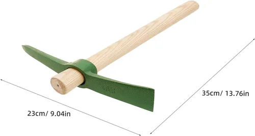 Miniatura 2 de Yardwe Recogedor de jardín, herramienta de jardín para plantación de flores, pico, cultivador, azada, azada de jardín, azadas oscilantes, azadas