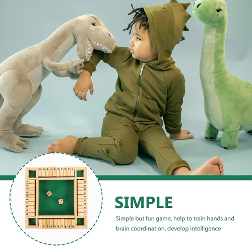 Miniatura 7 de Kisangel Juego de fracasos de cuatro lados - Juego de mesa digital de 9.05 x 9.05 x 1.57 pulgadas, juguete educativo familiar para padres e hijos
