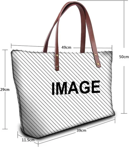 Miniatura 2 de JEOCODY Cartera larga de cuero para mujer, bolso de mano con asa superior, bolso de hombro casual grande, regalo para niñas