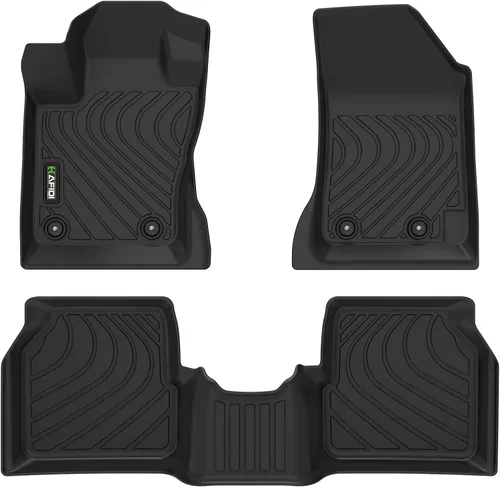 Miniatura 81 de HAFIDI® - Tapetes para auto con almacenamiento debajo del asiento, para todo clima, antideslizantes, de elastómero termoplástico, para la primera