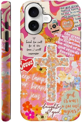 Miniatura 53 de DAIZAG Funda compatible con iPhone 13, funda duradera de protección contra golpes para niñas y mujeres, tema de retazos azul océano Tema