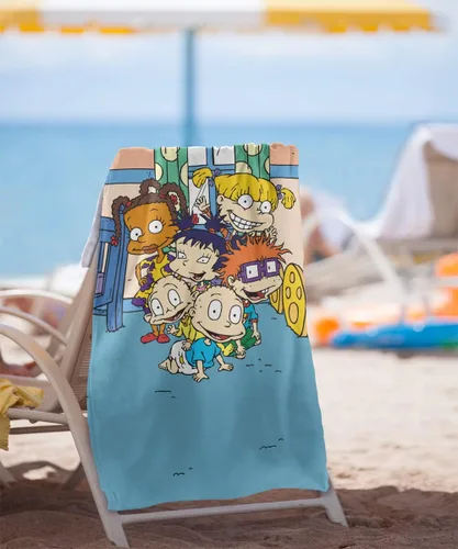 Miniatura 2 de LOGOVISION Rugrats - Toalla de playa, 30 x 60 pulgadas, toalla de playa Rugrats Character Group