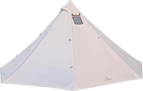 Miniatura 12 de Tienda de campaña para 2-4 personas, para 4 estaciones, ultraligera, fácil de montar, estilo Teepee caliente