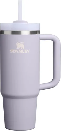 Miniatura 183 de Stanley Quencher H2.0 - Vaso de acero inoxidable con asa, pajilla y tapa FlowState giratoria de 3 posiciones; aislamiento térmico, sin BPA; apto