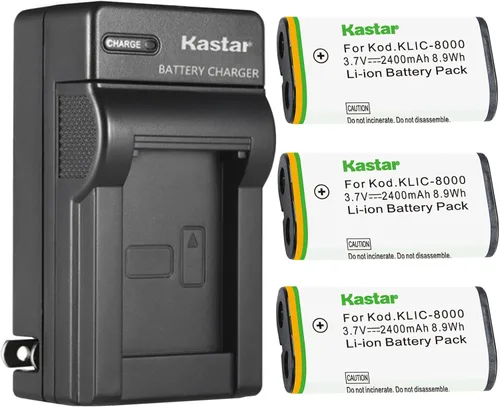 Miniatura 8 de Kastar Paquete de 4 baterías y cargador de pared de CA para batería Wisycom MPRLBP, MPR30, MPR30-ENG, MPR50, MPR50-IEM, MPR51/52, receptor de banda