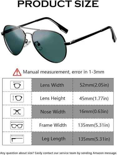 Miniatura 5 de DeBuff Gafas de sol polarizadas de aviador para niños y niñas de 5 a 18 años cara pequeña para adultos 2047in
