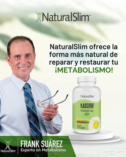 Miniatura 7 de Naturalslim Kadsorb - Citrato de potasio natural - Apoya el equilibrio de electrolitos y el pH normal, sin OMG y sin gluten, suplemento de potasio