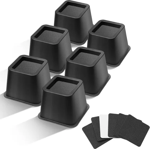 Elevador de cama/elevador de muebles/elevador de cama/elevador de muebles/elevadores de mesa/elevadores de marco crean almacenamiento debajo de la