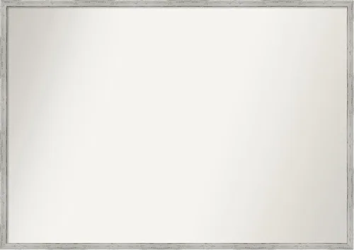 Miniatura 142 de Amanti Art Espejo de baño blanco para sobre el fregadero, 32 x 45 pulgadas, espejo de tocador rectangular blanco esbelto, marco de madera moderno