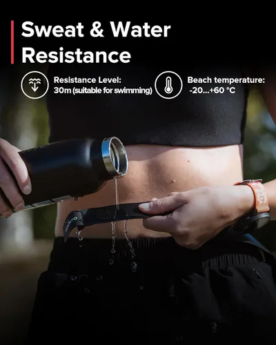 Miniatura 5 de SUUNTO Cinturón inteligente de frecuencia cardíaca: seguimiento superior de la frecuencia cardíaca, ajuste cómodo, negro