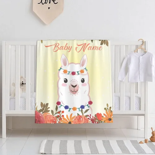 Miniatura 32 de Mantas de bebé personalizadas con diseño de animales, manta personalizada con nombre para niños y niñas, manta de bebé personalizada, regalos