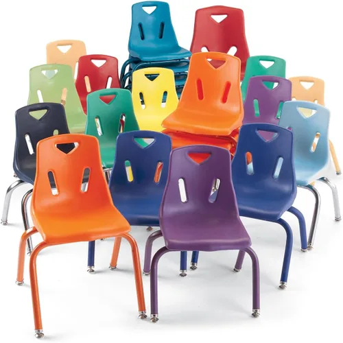 Miniatura 4 de Berries silla apilable con patas cromadas