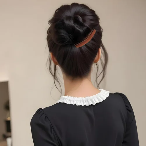 Miniatura 7 de Mabor 12 peines laterales franceses para mujer, juego de peines de clip para el cabello con 3 tamaños, accesorios coloridos para el cabello ABS