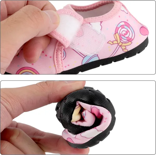 Miniatura 2 de KAKU NANU Zapatos de agua para niños y niñas, bonitos zapatos de natación de dibujos animados, calcetines de agua ligeros de secado rápido