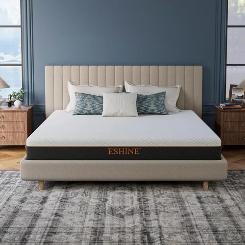 Miniatura 9 de Eshine - Colchón Twin XL para alivio del dolor de espalda, de 8 pulgadas de espuma viscoelástica con gel de enfriamiento - Fabricado en EE.UU.