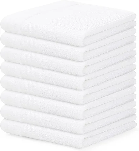 Miniatura 42 de Homaxy Paños de cocina 100% algodón, paquete de 8 – 12 x 12 pulgadas, tejido de gofre, muy suaves y absorbentes, paños de cocina de secado rápido