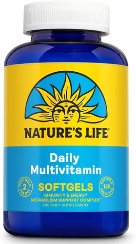 Nature's Life Multivitamínico diario para hombres y mujeres, multivitamínico completo con hierro, valor diario de la mayoría de las vitaminas y