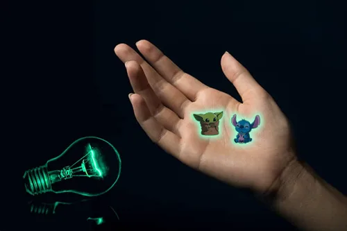 Miniatura 4 de Abalorios fluorescentes para zapatos que brillan en la oscuridad, accesorios para zapatos de zueco, sandalias, pulseras, dijes para decoración