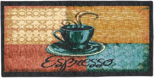 Miniatura 27 de Kashi Home Alfombra de cocina, alfombra de área impresa, piso duradero, tapete para puerta, alfombra antideslizante de granja, respaldo de látex