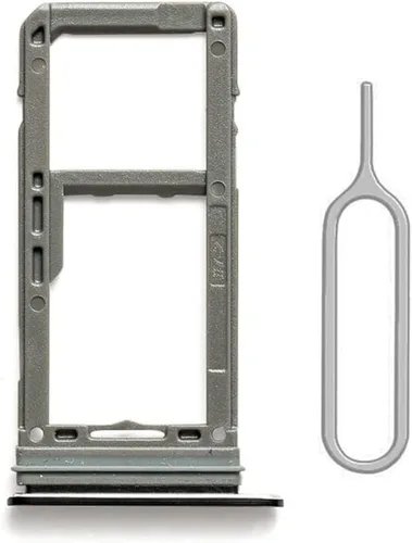 Reemplazo de ranura para bandeja de tarjeta SIM para Samsung Galaxy S8 y S8 Plus (anillo de goma impermeable negro y pin de expulsión (versión de