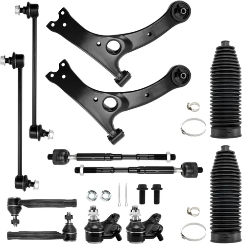 Miniatura 136 de PHILTOP Kit de suspensión delantera de 10 piezas, brazos de control inferiores con juntas de bola, eslabones de extremo de barra estabilizadora