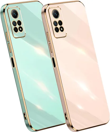 Paquete de 2 fundas de teléfono para Xiaomi Redmi Note 12 Pro 4G, funda galvanizada de silicona TPU para Xiaomi Redmi Note 12 Pro 4G para hombre y