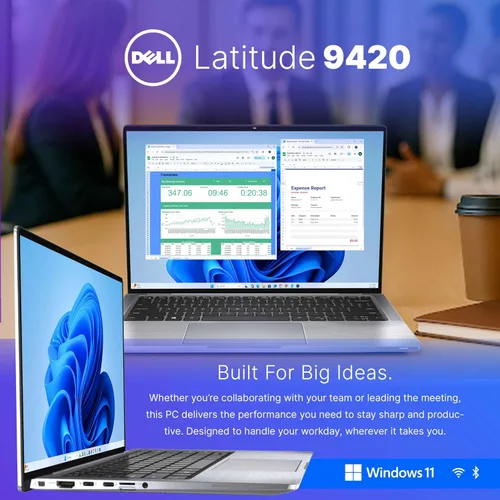 Miniatura 9 de Dell Laptop Latitude 9420 LCD FHD de 14 pulgadas Intel Core i7 de 11.ª generación 16 GB de RAM SSD de 512 GB Teclado retroiluminado