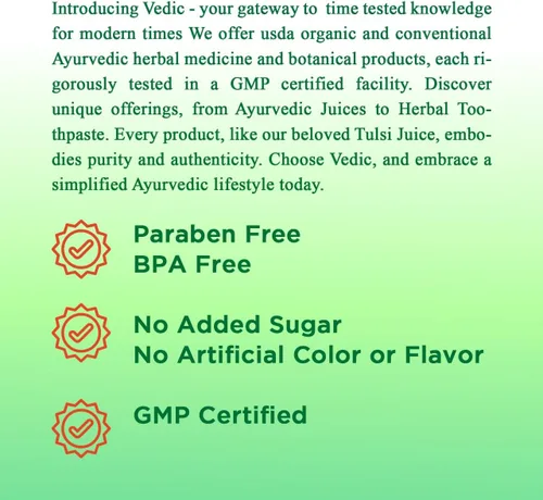 Miniatura 4 de Vedic Karela Jamun Juice - Jugo natural para apoyo inmunológico, 33.8 onzas, ideal para uso diario (33.8 fl oz)