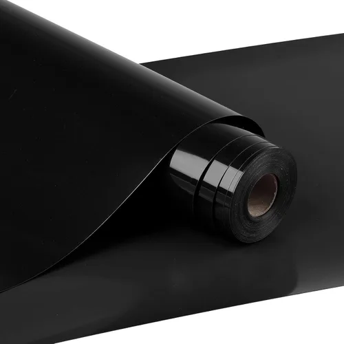 Miniatura 4 de MECCANIXITY Rollos de vinilo de transferencia de calor, vinilo HTV de 12 pulgadas x 35 pies, vinilo negro HTV para planchar sobre vinilo térmico