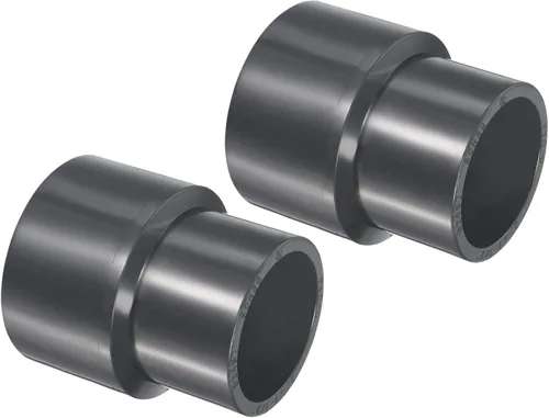Miniatura 8 de PATIKIL UPVC Reductor de tubería de montaje de 1-1/2 "x 1" Socket Schedule 80, conector adaptador de acoplamiento recto, gris
