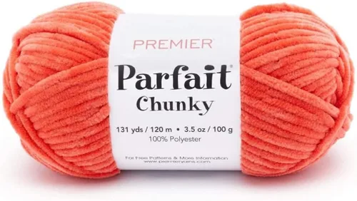 Miniatura 21 de Premier Parfait Hilo Grueso - Súper Voluminoso para Tejer y Hacer Ganchillo, Chenilla, Sunshine