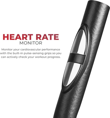 Miniatura 9 de Sunny Health & Fitness Máquina de ejercicios elíptica, entrenamiento magnético silencioso para todo el cuerpo con agarres de frecuencia de pulso