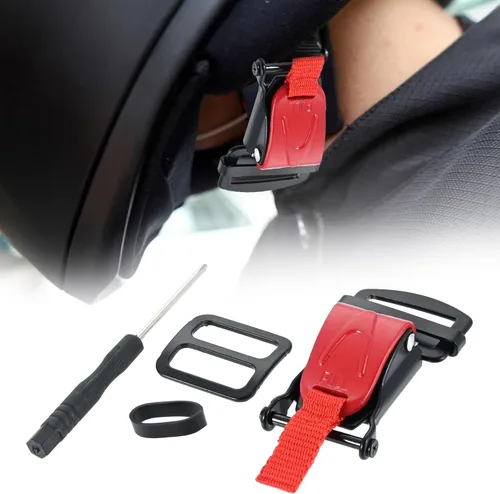 Kit de repuesto de hebilla de liberación rápida para casco de motocicleta, accesorios de motocicleta de acero inoxidable para reemplazar la correa
