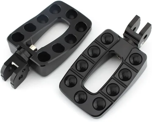 Miniatura 3 de Par de reposapiés de bicicleta deportiva antideslizante para Ducati Scrambler 800 400 1100 2013-2023, pedal de reposapiés delantero y trasero (negro)